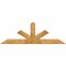 Ekena Millwork Saratoga Rough Sawn Timber Gable Bracket, Western Red Cedar, 84"W x 28"H x 6"D x 6"F, 8/12 Pitch GBW084X28X0606SAR00RWR - alternate 1